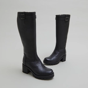 068-midas Cuir Graine Midas Cuir Graine Noir Jonak women's stylish shoes with modern design