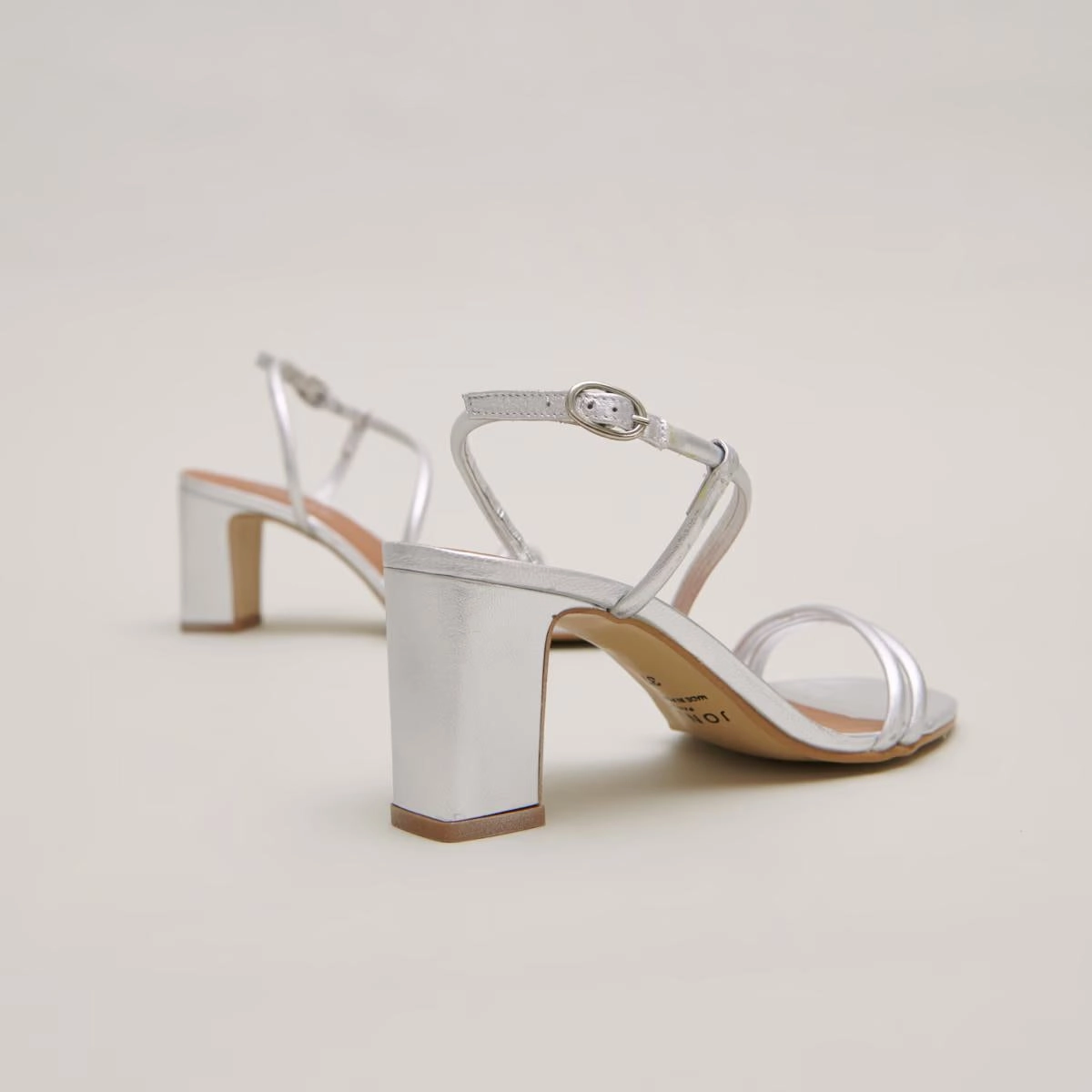 088-se Vicente Cuir Metalli Argent Stylish Footwear