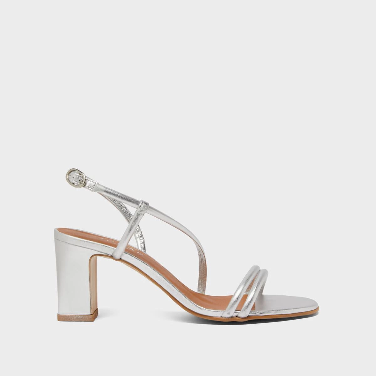 088-se Vicente Cuir Metalli Argent Stylish Footwear