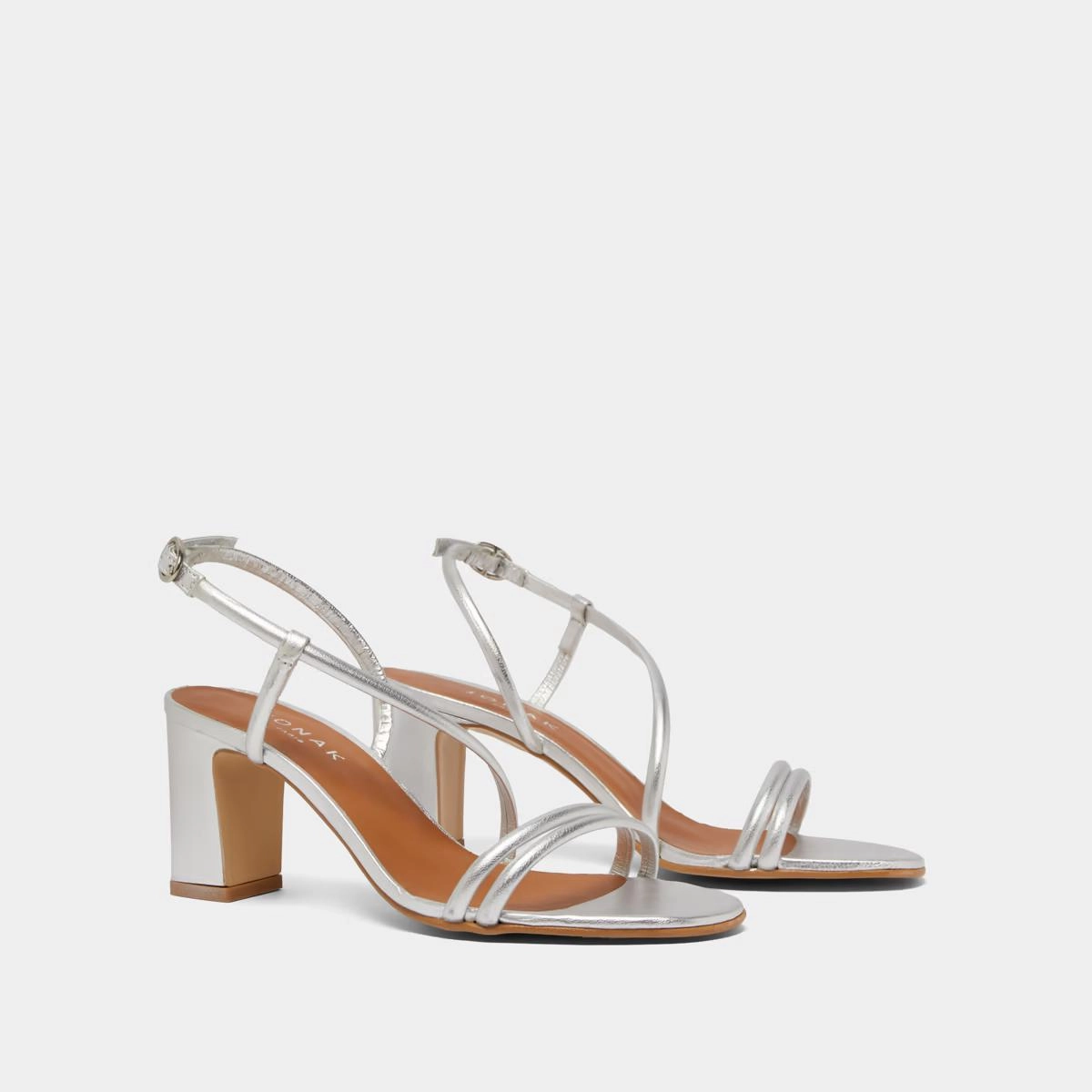 088-se Vicente Cuir Metalli Argent Stylish Footwear