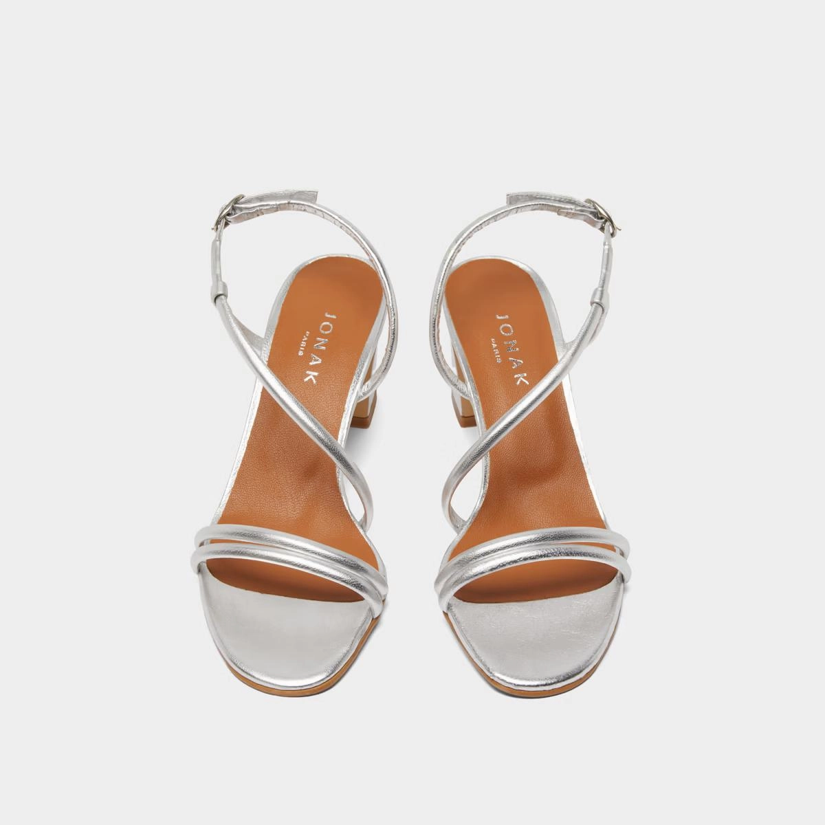 088-se Vicente Cuir Metalli Argent Stylish Footwear