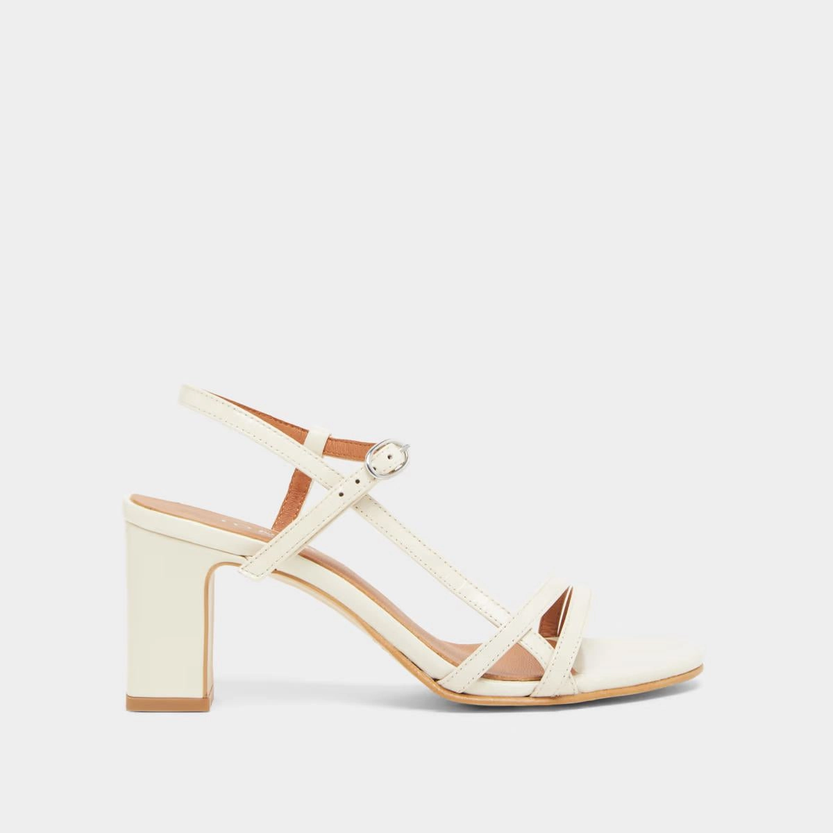 088-t Vicomte Cuir Brillan Ecru Stylish Footwear