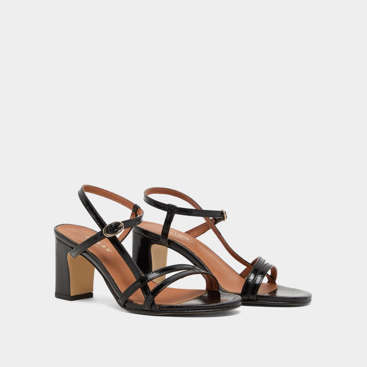 088-t Vicomte Cuir Brillan Noir Stylish Footwear