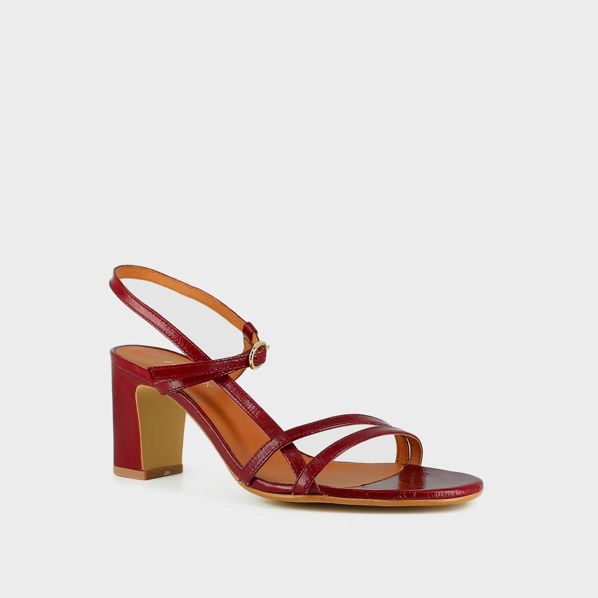 088-t Vicomte Cuir Brillan Rouge-Carmin Stylish Footwear