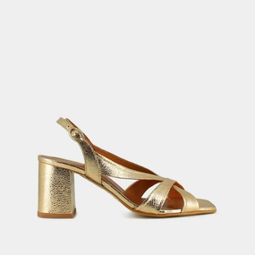 088- Vanity Cuir Craquele Or Jonak women's stylish shoes with modern design