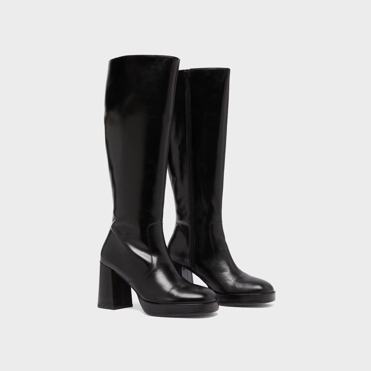 088- Vendome Cuir Noir Stylish Footwear