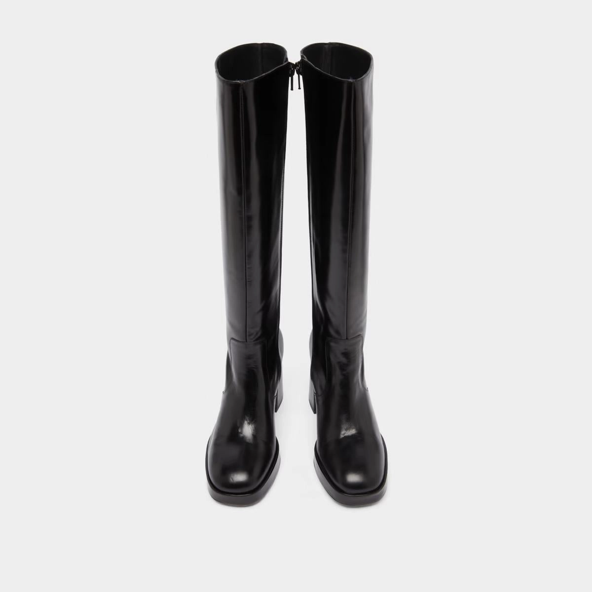 088- Vendome Cuir Noir Stylish Footwear