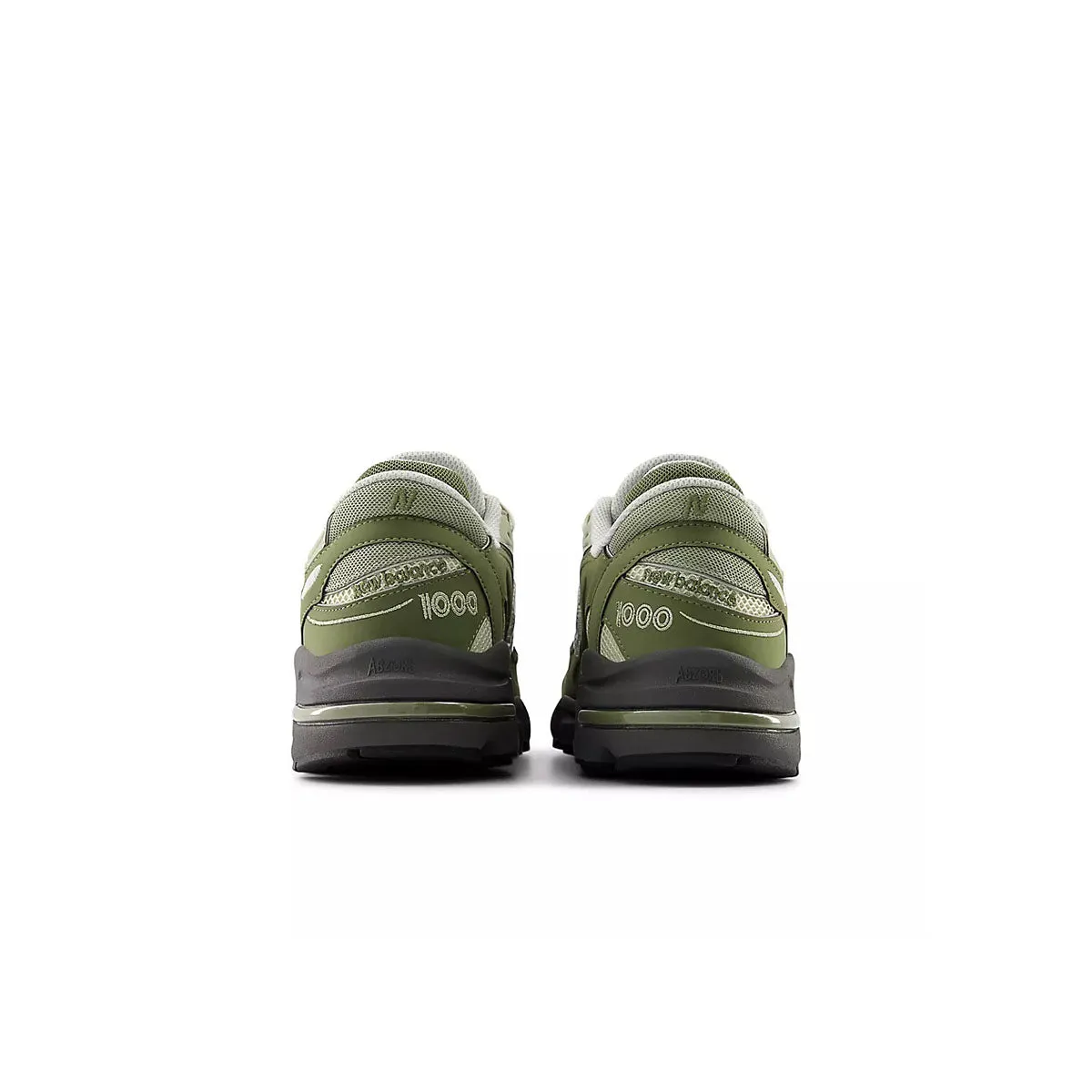 1000 'Dark Olivine Sea Salt' New Balance sneaker close-ups