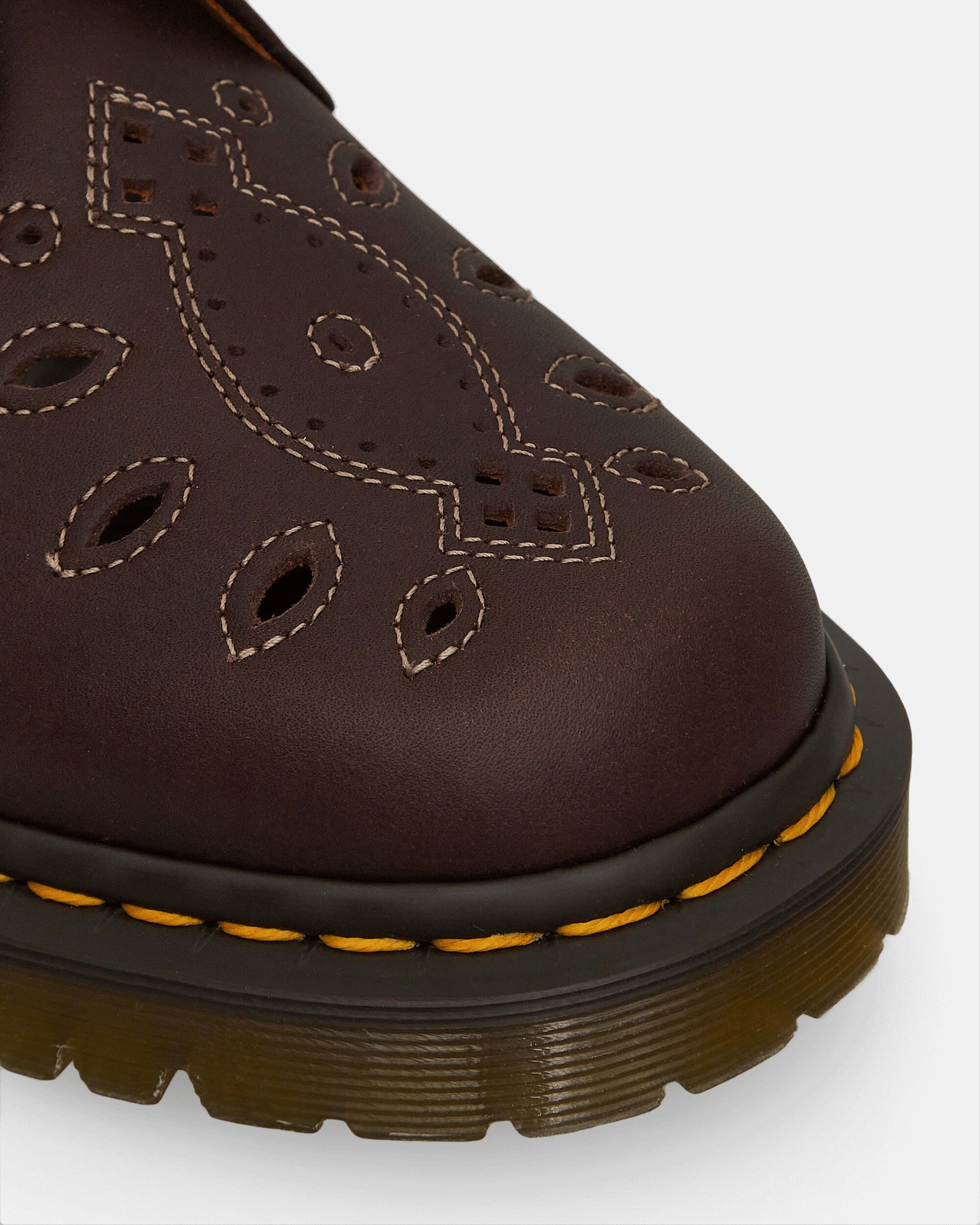 1461 Shoes Chestnut Brown Smooth Leather Boots