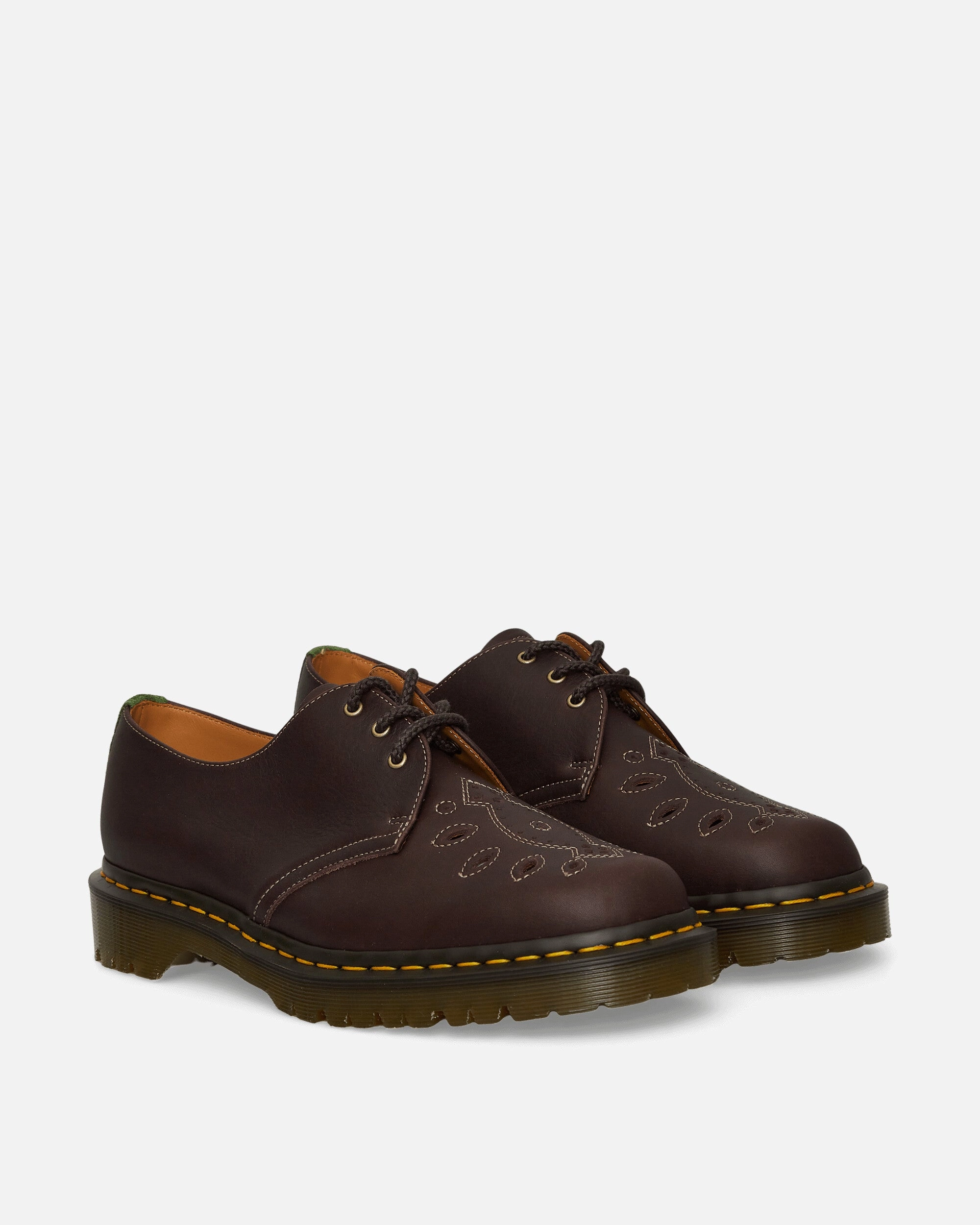 1461 Shoes Chestnut Brown Smooth Leather Boots