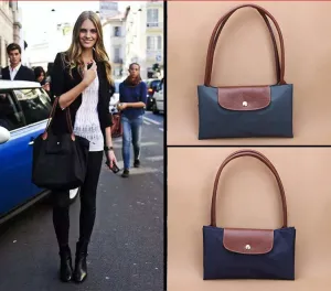 2019 Famous Brands Women Bags Shoulder Bag Handbag Waterproof Nylon Leather Beach bag Designer Folding Tote Bolsa Sac Feminina Fashion Nova Bags