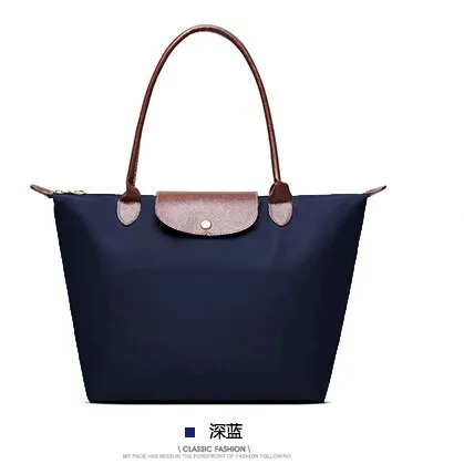 2019 Famous Brands Women Bags Shoulder Bag Handbag Waterproof Nylon Leather Beach bag Designer Folding Tote Bolsa Sac Feminina Fashion Nova Bags