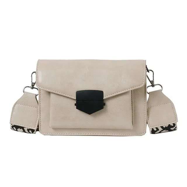 2019 new mini handbags women fashion ins ultra fire retro wide shoulder strap messenger bag purse simple style Crossbody Bags Fashion Nova Bags