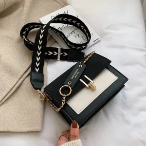 2019 new mini handbags women fashion ins ultra fire retro wide shoulder strap messenger bag purse simple style Crossbody Bags Fashion Nova Bags