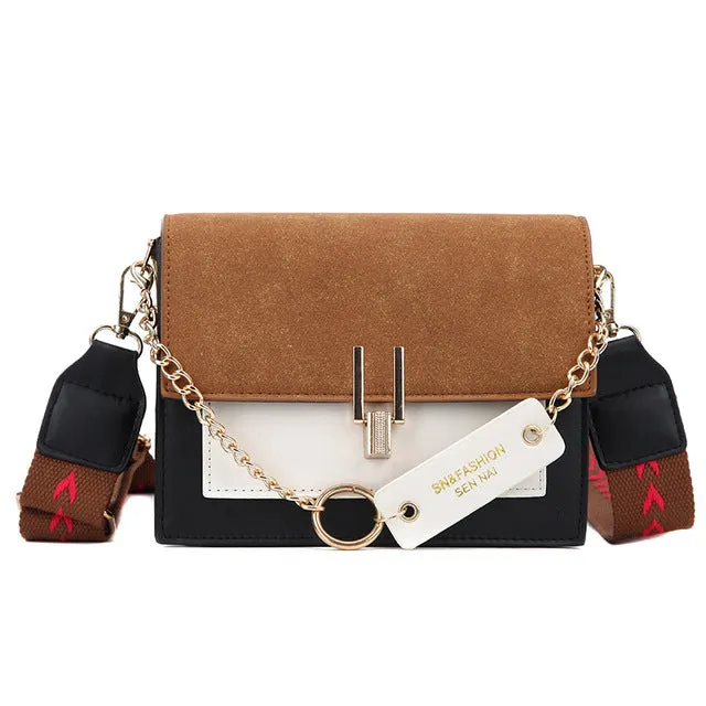 2019 new mini handbags women fashion ins ultra fire retro wide shoulder strap messenger bag purse simple style Crossbody Bags Fashion Nova Bags