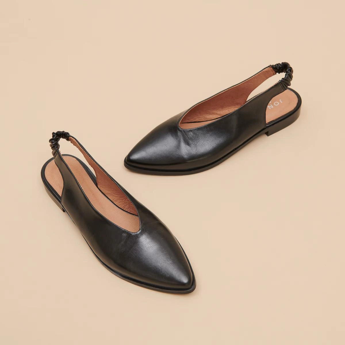 225- Acajou Cuir Noir Stylish Footwear