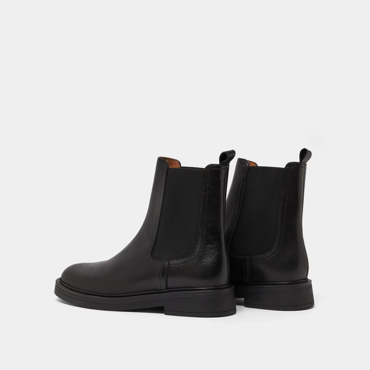 225- Agen Cuir Noir Stylish Footwear