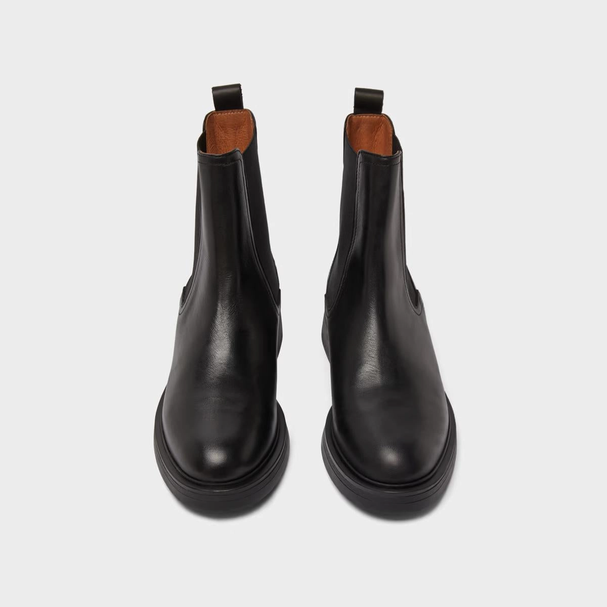 225- Agen Cuir Noir Stylish Footwear