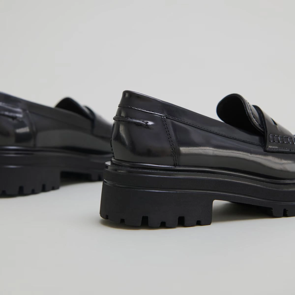 225- Alfi Cuir Glace Gris Stylish Footwear