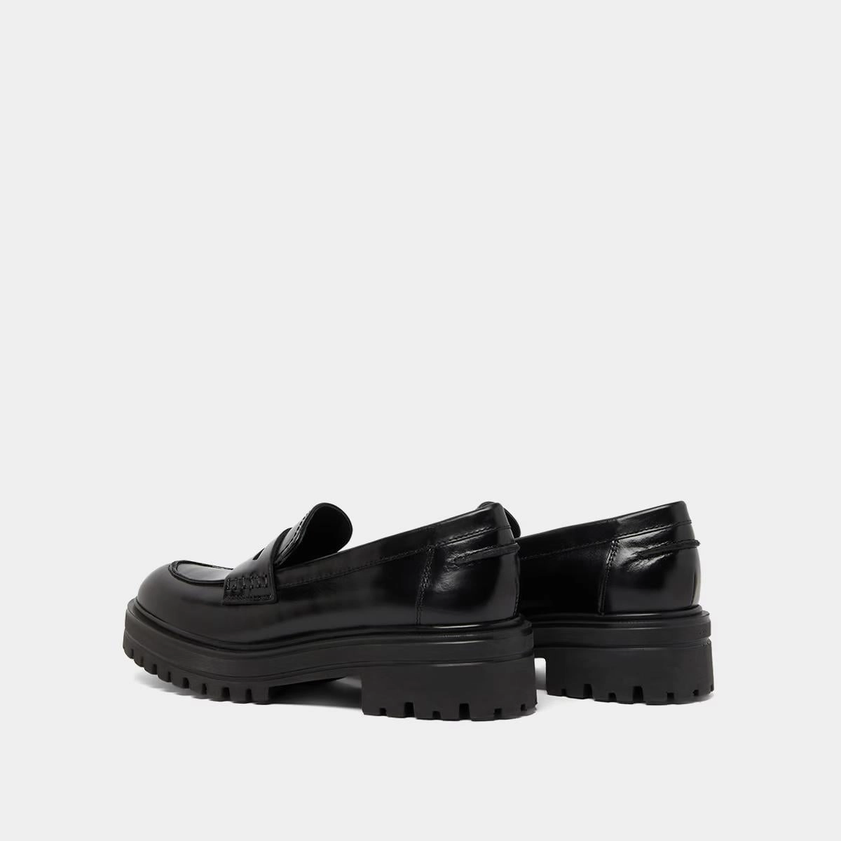 225- Alfi Cuir Noir Stylish Footwear