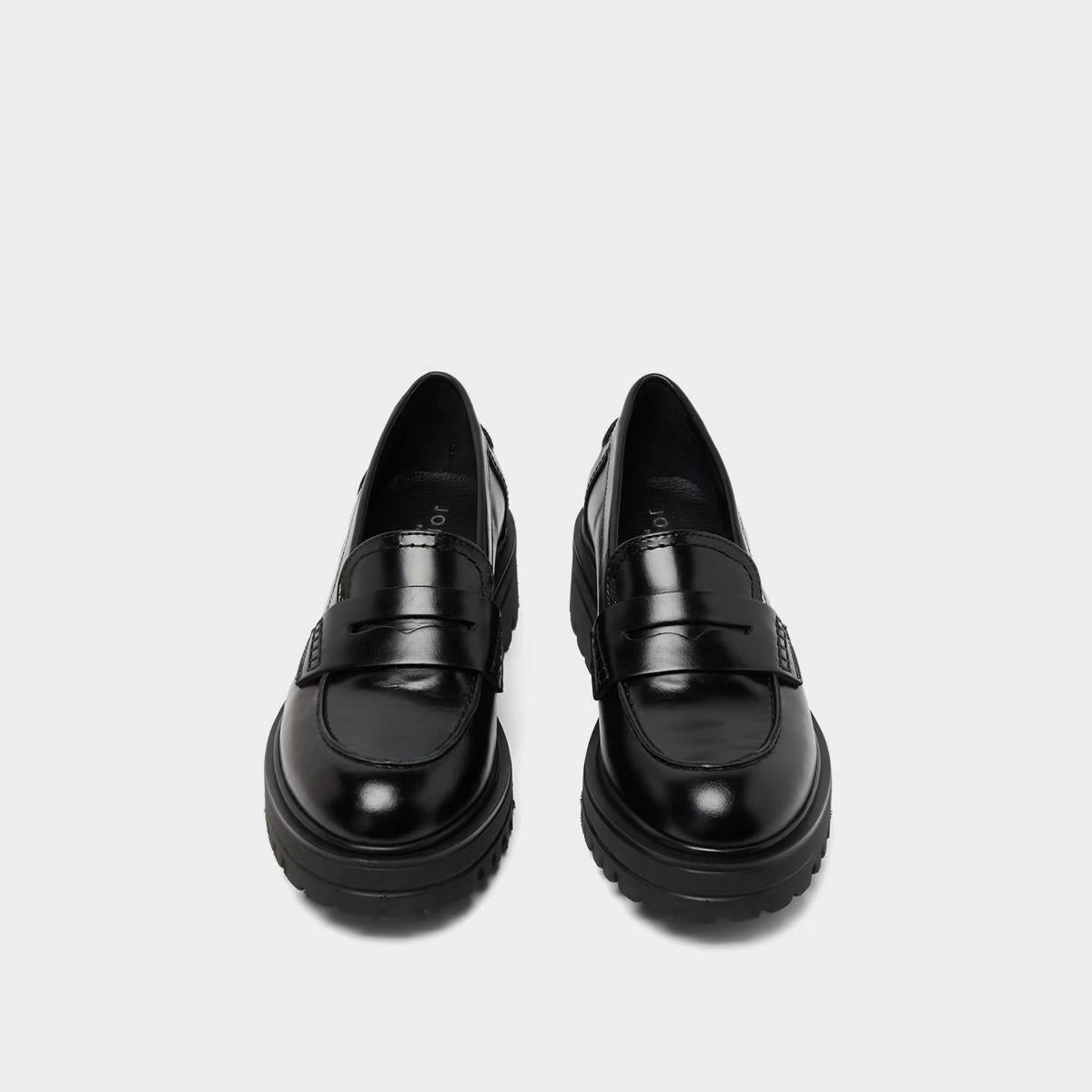 225- Alfi Cuir Noir Stylish Footwear