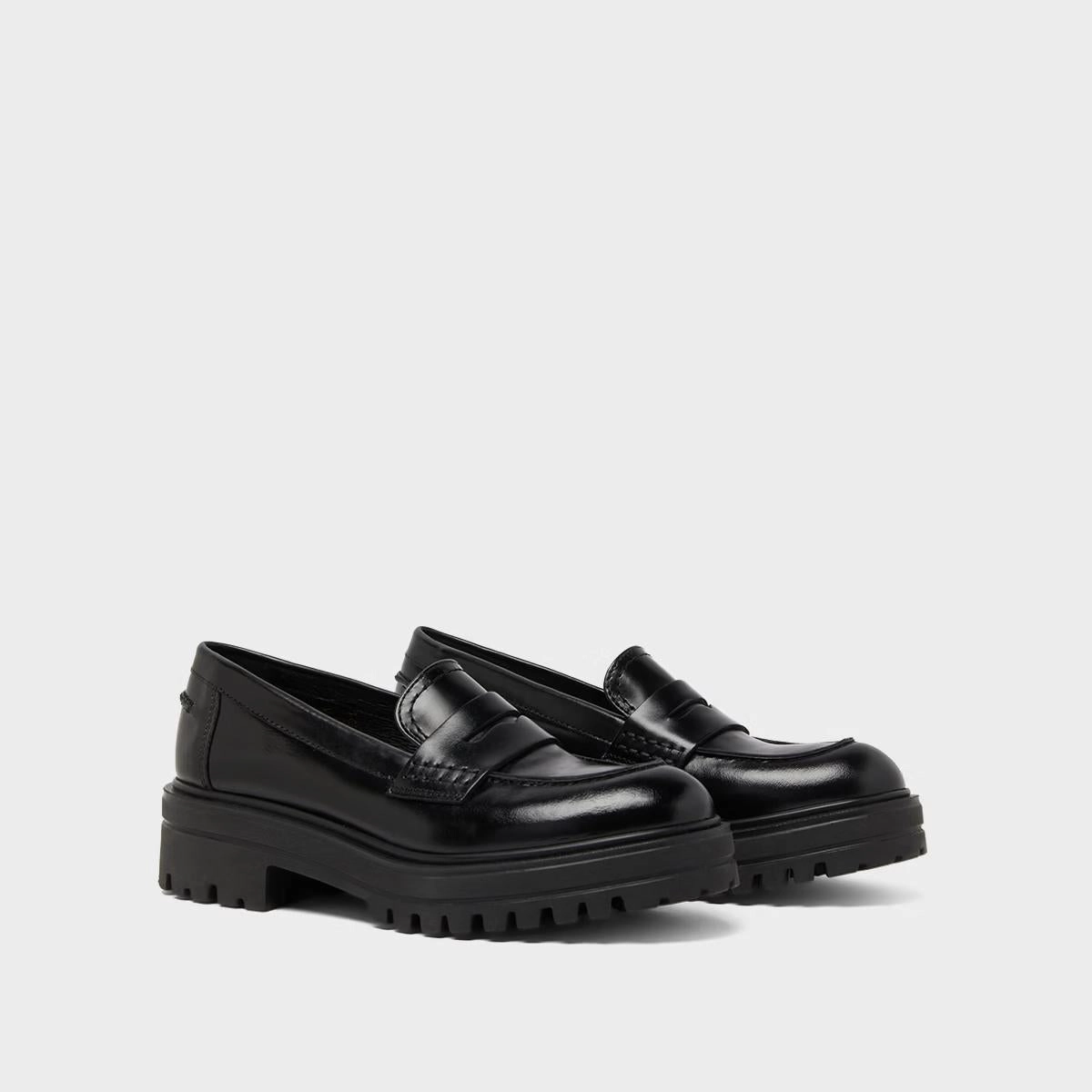 225- Alfi Cuir Noir Stylish Footwear