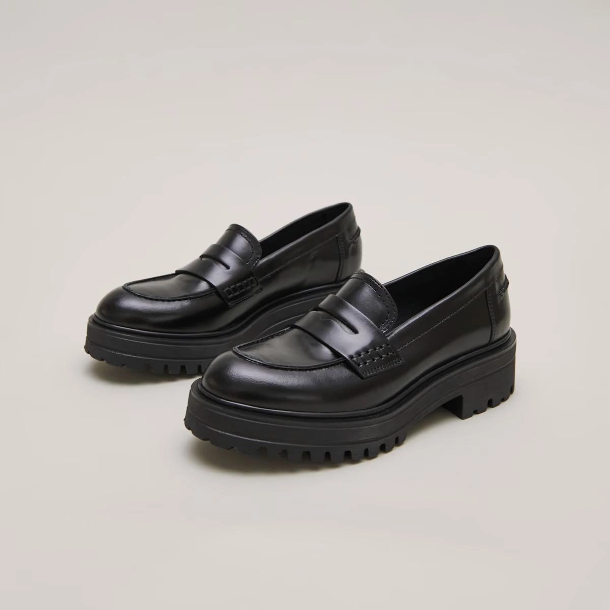 225- Alfi Cuir Noir Jonak women's stylish shoes with modern design