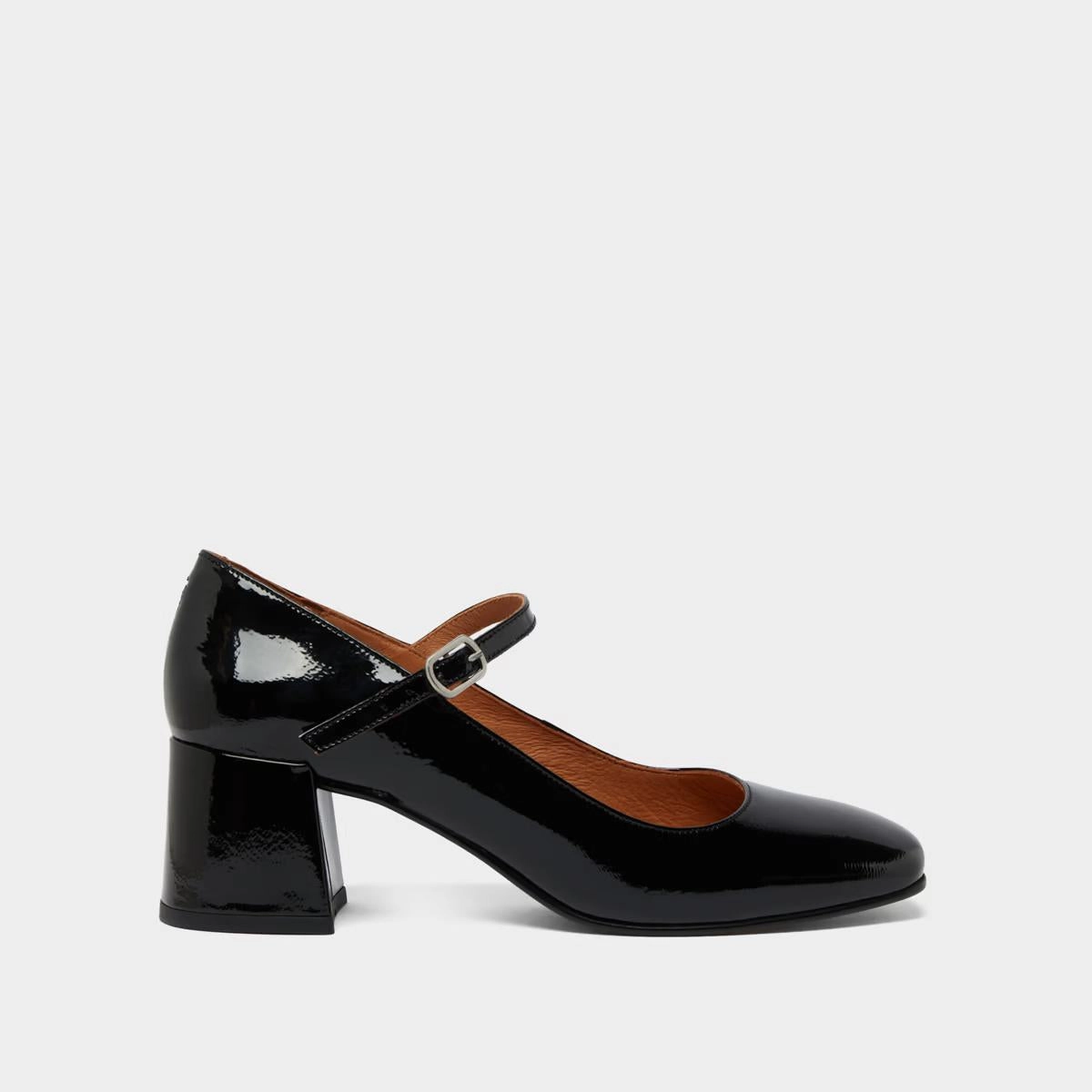 225- Alienor Vernis Noir Stylish Footwear