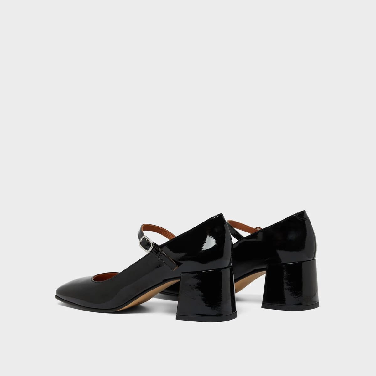 225- Alienor Vernis Noir Stylish Footwear
