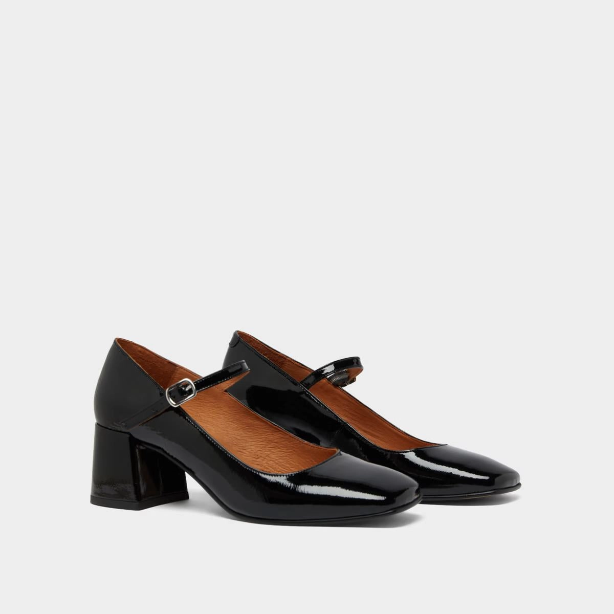 225- Alienor Vernis Noir Stylish Footwear