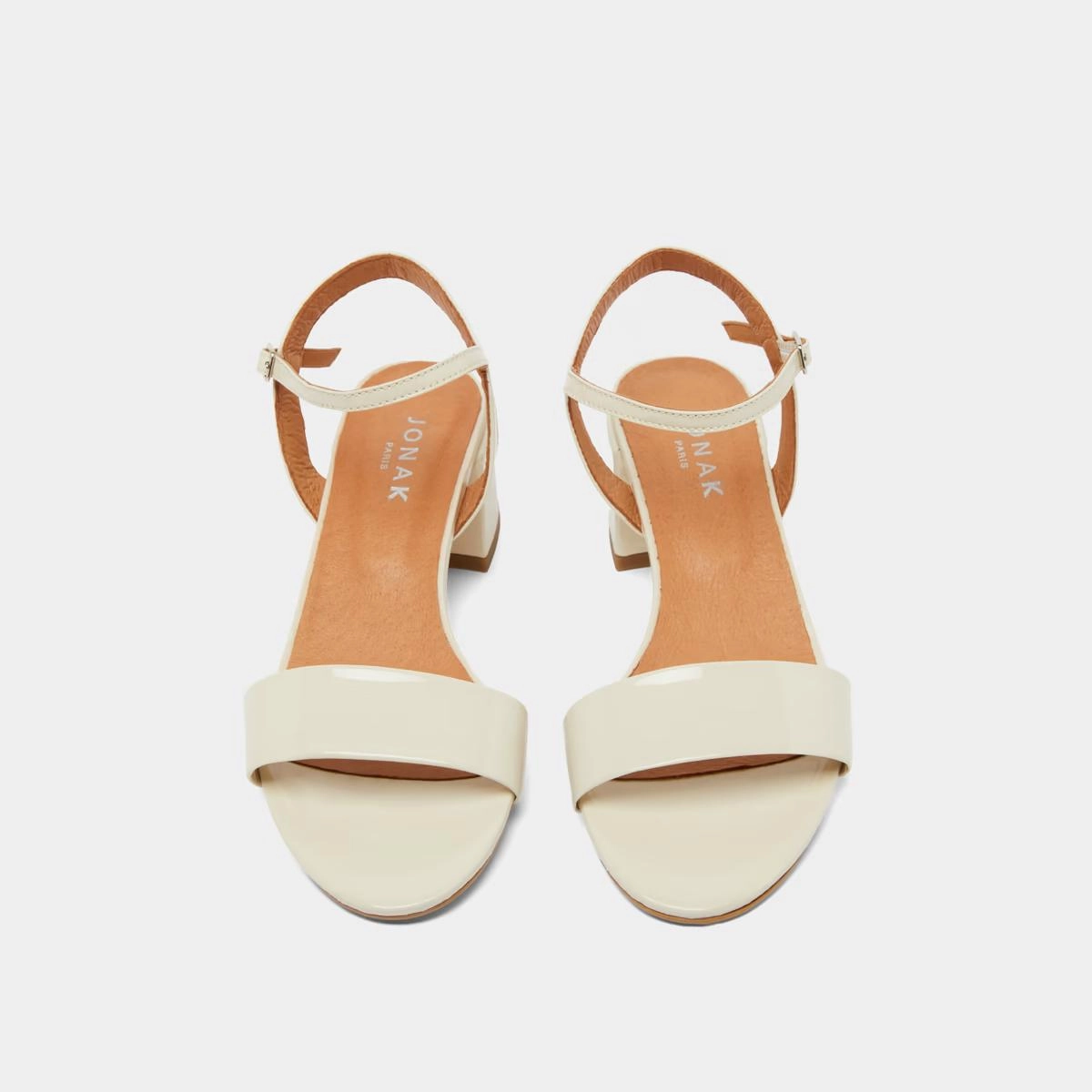 225- Anker Bis Vernis Ecru Stylish Footwear