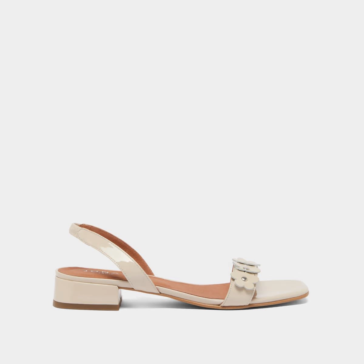 225- Anouchka Vernis B Ecru Stylish Footwear