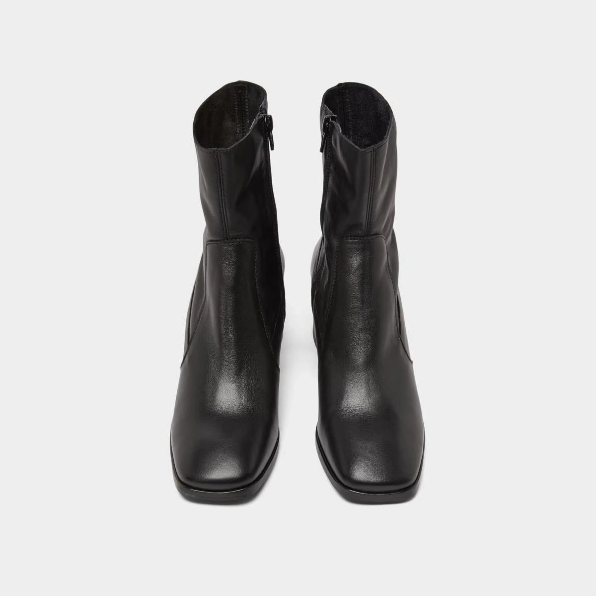 225- Argentat Cuir Noir Stylish Footwear