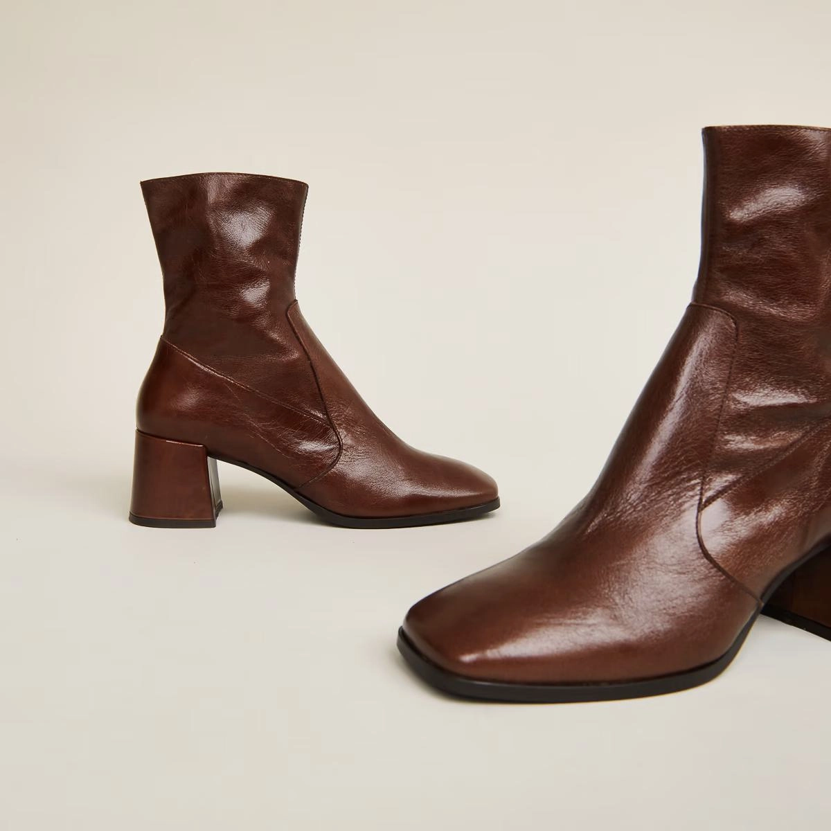 225-i Argentat Cuir Vieill Marron Stylish Footwear