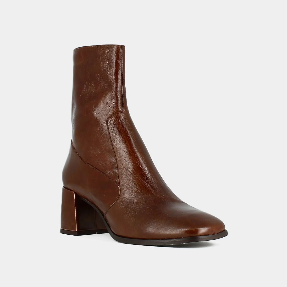 225-i Argentat Cuir Vieill Marron Stylish Footwear