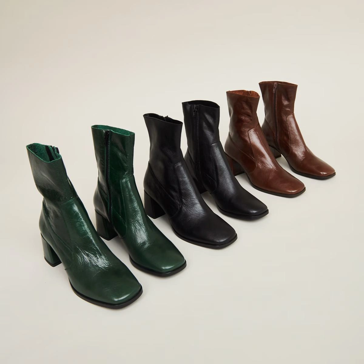 225-i Argentat Cuir Vieill Marron Stylish Footwear