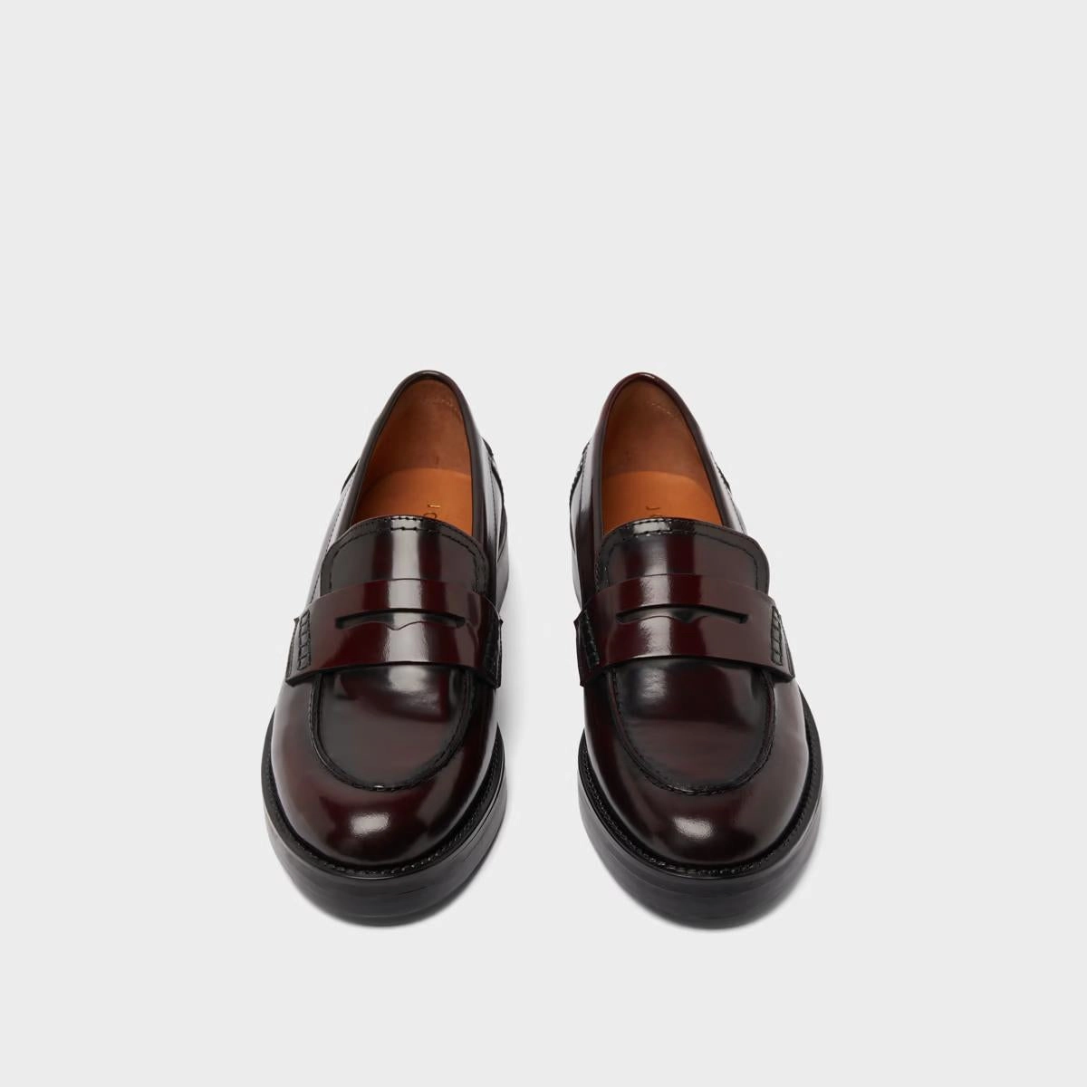225- Mirna Cuir Glace Bordeaux Stylish Footwear