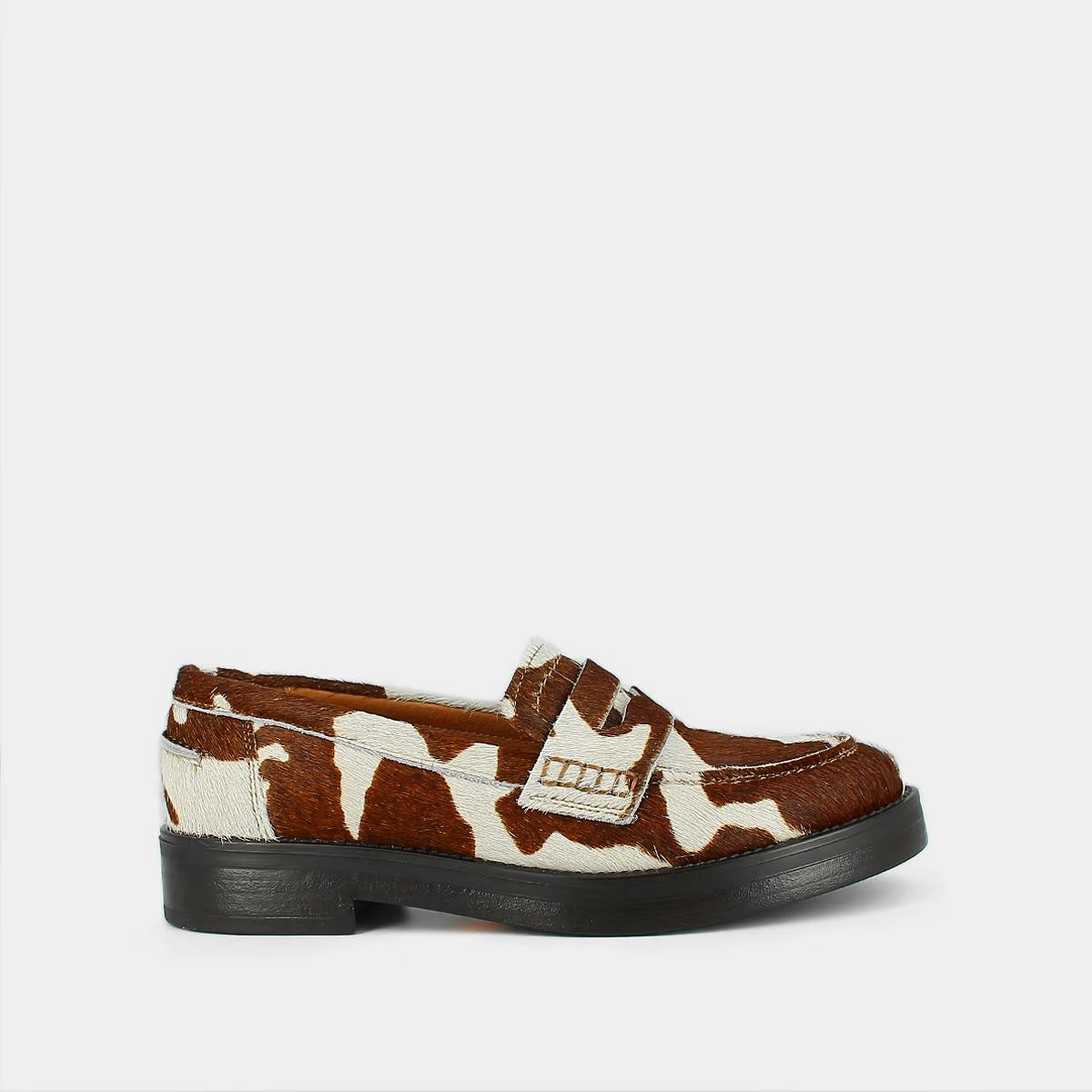 225- Mirna Poulain Vache-Marron Jonak women's stylish shoes with modern design