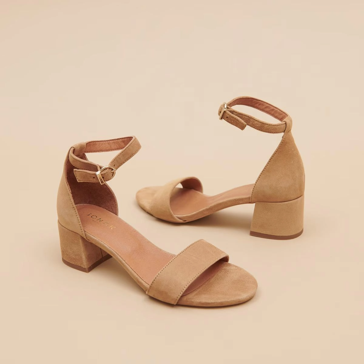 225- Verdi Velours Camel Jonak women's stylish shoes with modern design