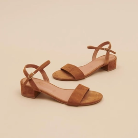 225- Via Bis Velours Cognac Jonak women's stylish shoes with modern design