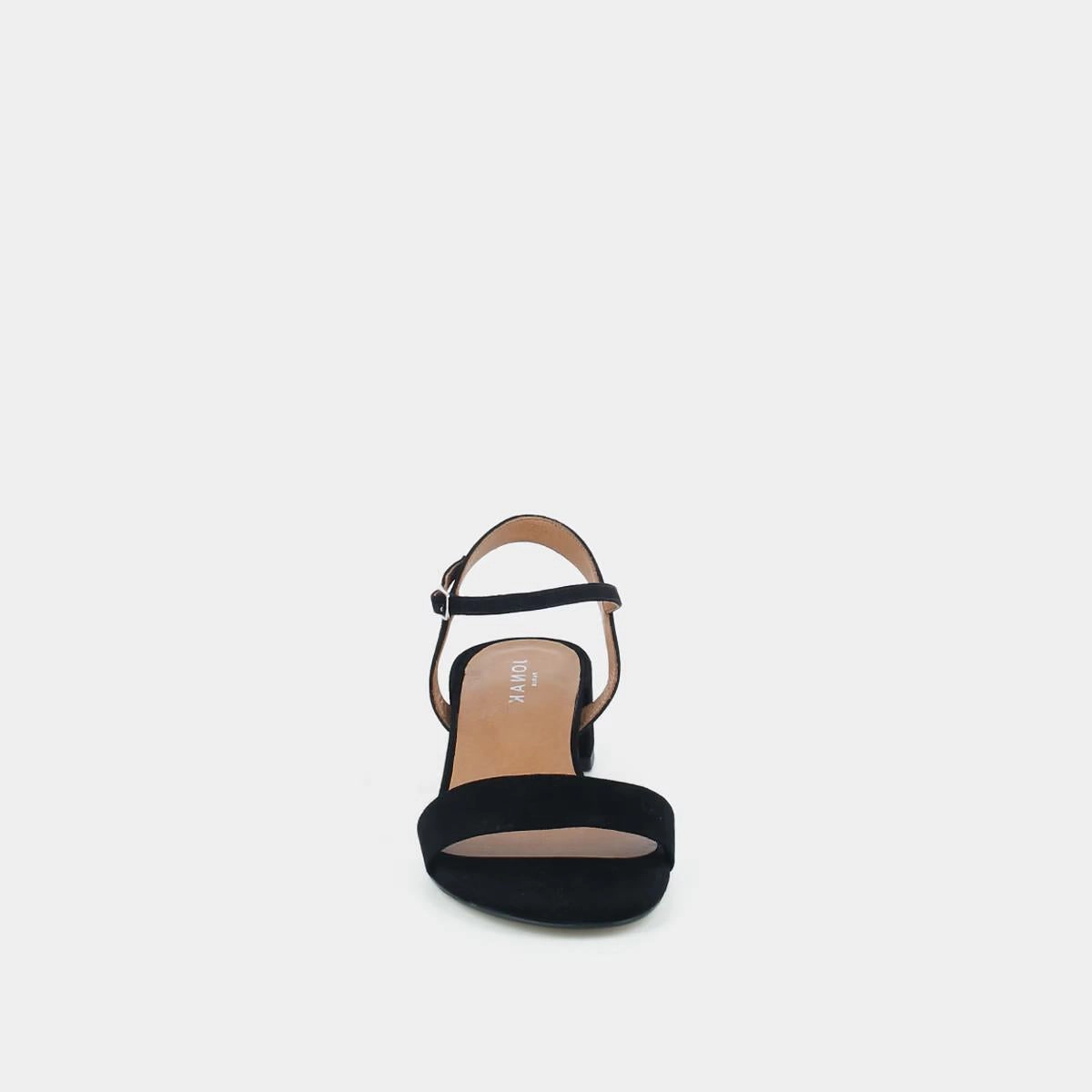 225- Via Bis Velours Noir Stylish Footwear