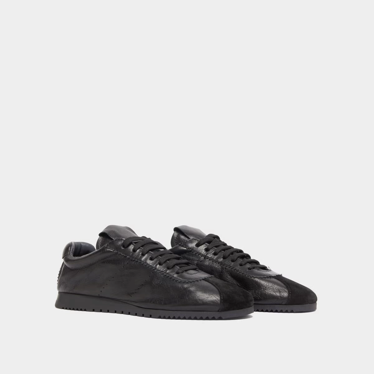 264- Dabon Croute/cuir Noir-noir Stylish Footwear