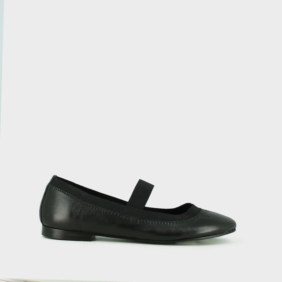 264- Dabus Cuir Noir Jonak women's stylish shoes with modern design