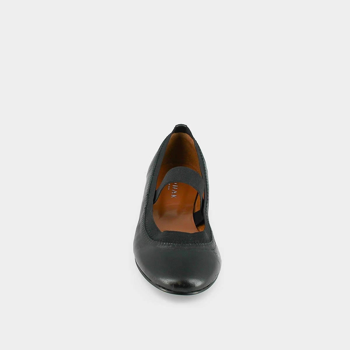 264- Dabus Cuir Noir Stylish Footwear