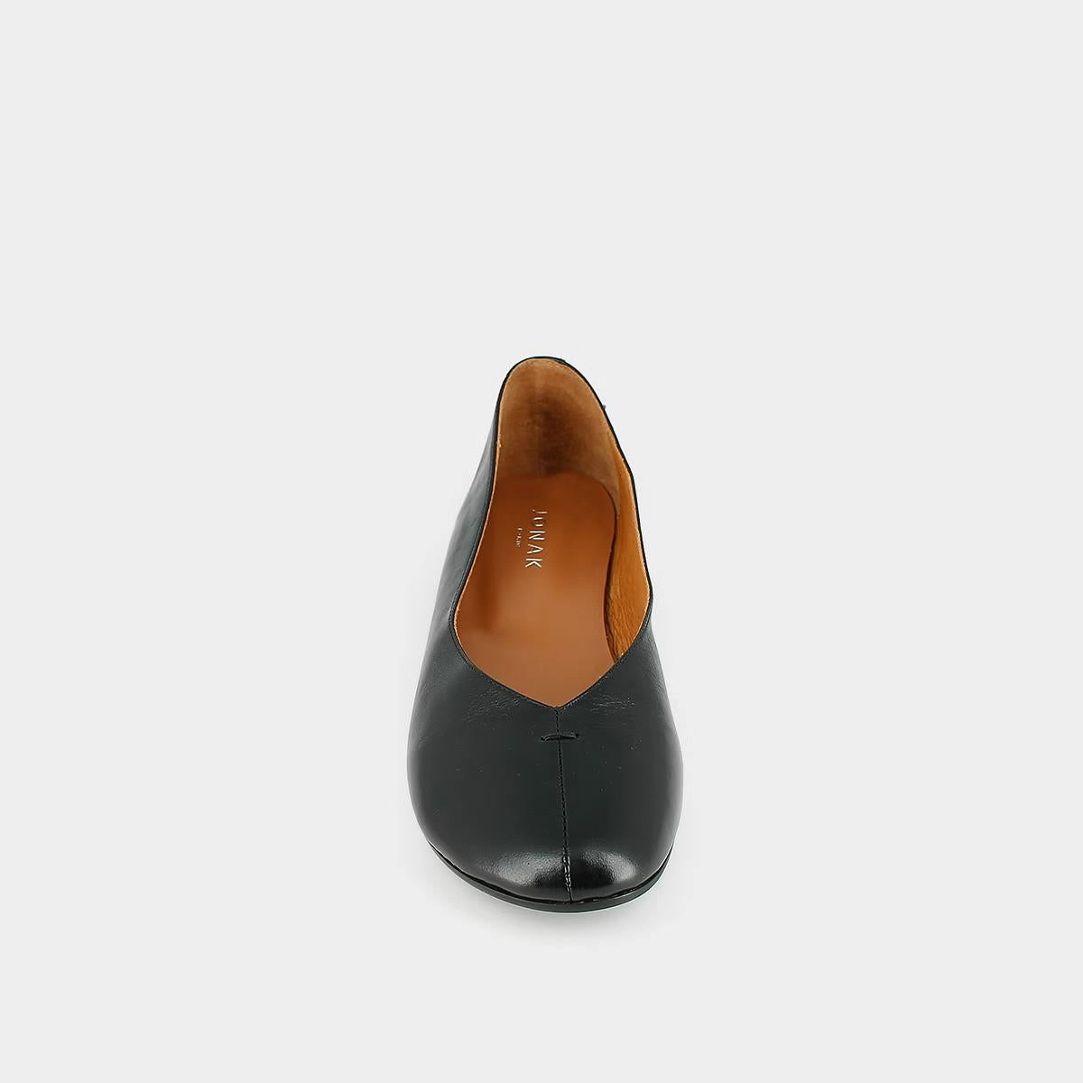 264- Dadi Cuir Vieilli Noir Stylish Footwear