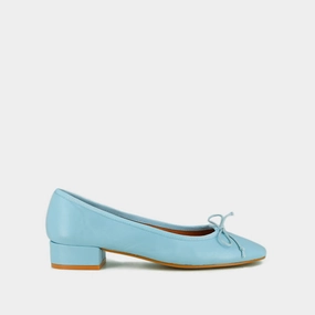 264- Dadou Cuir Bleu-Clair Jonak women's stylish shoes with modern design