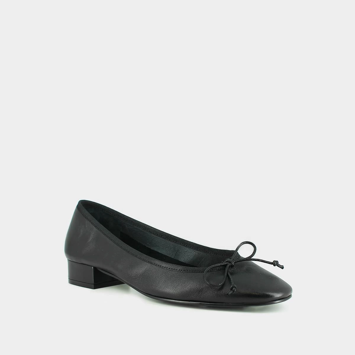 264- Dadou Cuir Noir Stylish Footwear