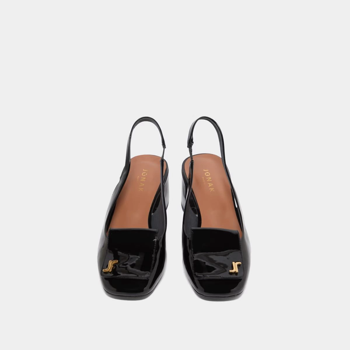 264- Daiki Vernis Noir Stylish Footwear