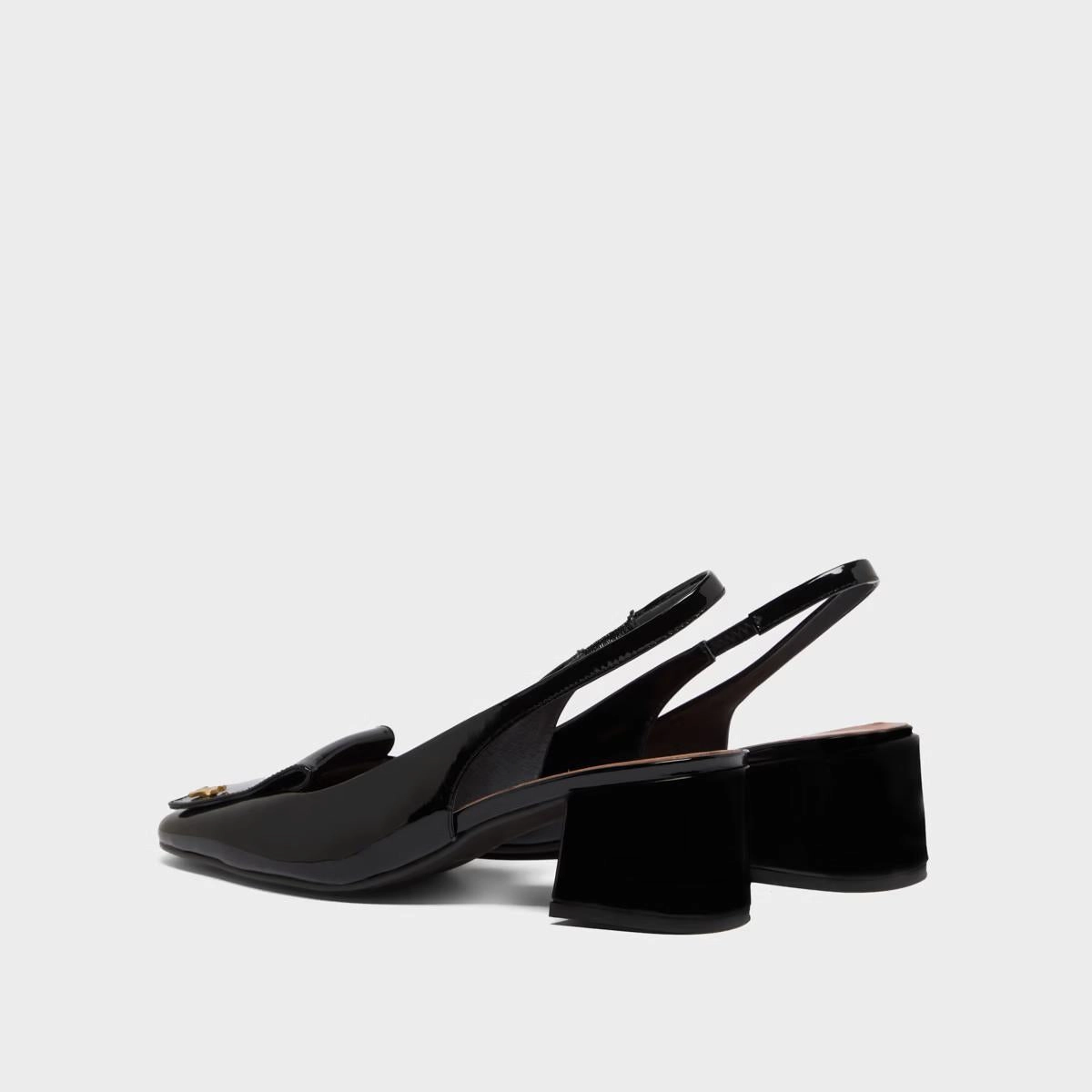 264- Daiki Vernis Noir Stylish Footwear