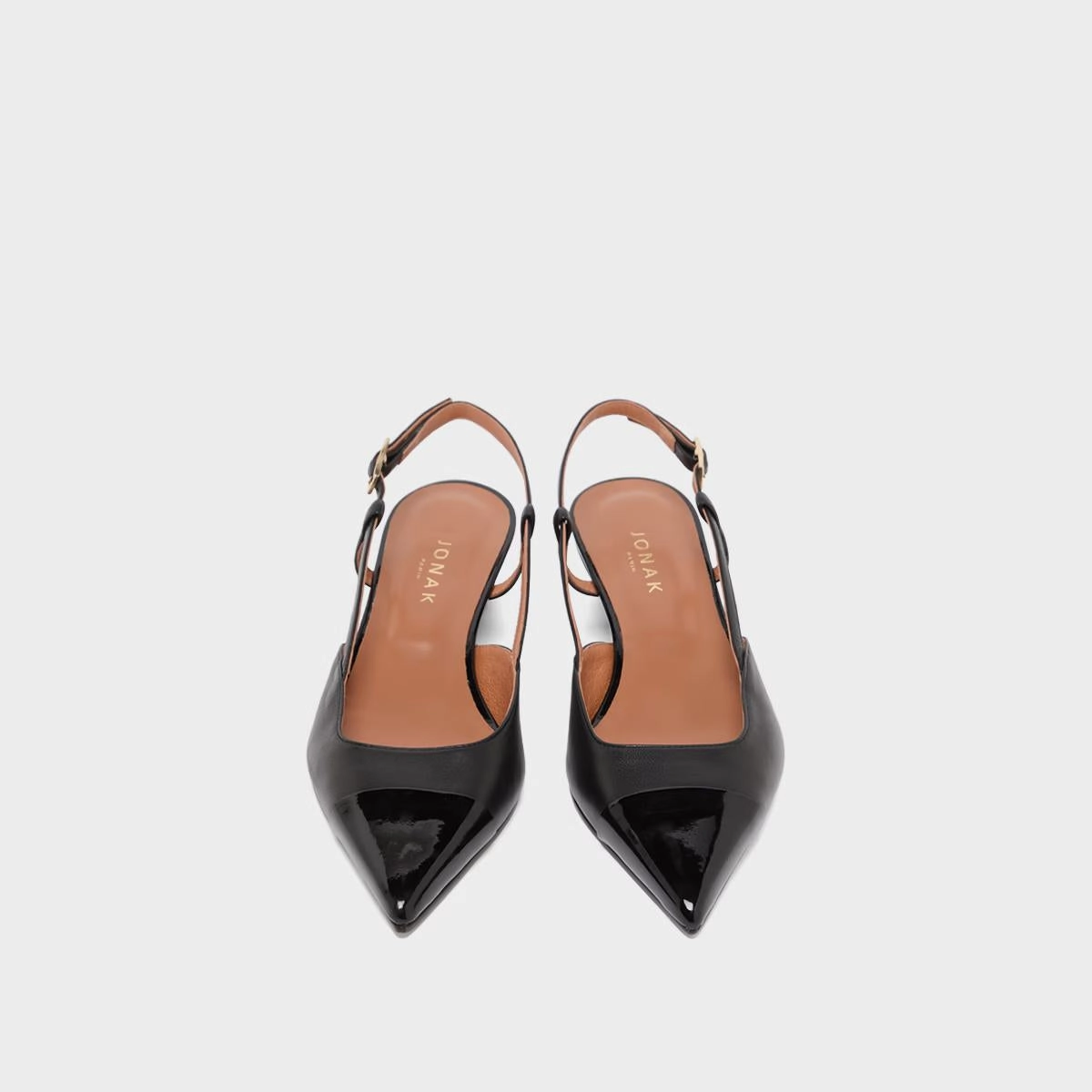 264- Dakara Vernis/cuir Noir-noir Stylish Footwear